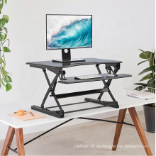 SDC-B10 Einstellbarer Gasfeder Standup-Konverter Faltbarer Studienschreibtisch Computer Stand Schreibtisch